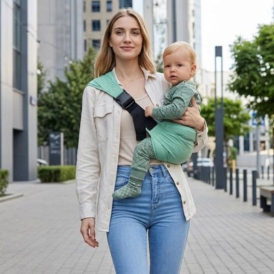 baby sling carrierâ vert