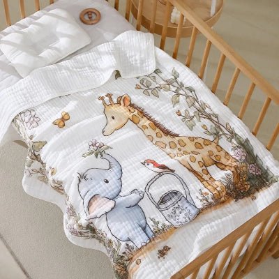 couverture bebe personnalisee - naissance - 3bvboutique
