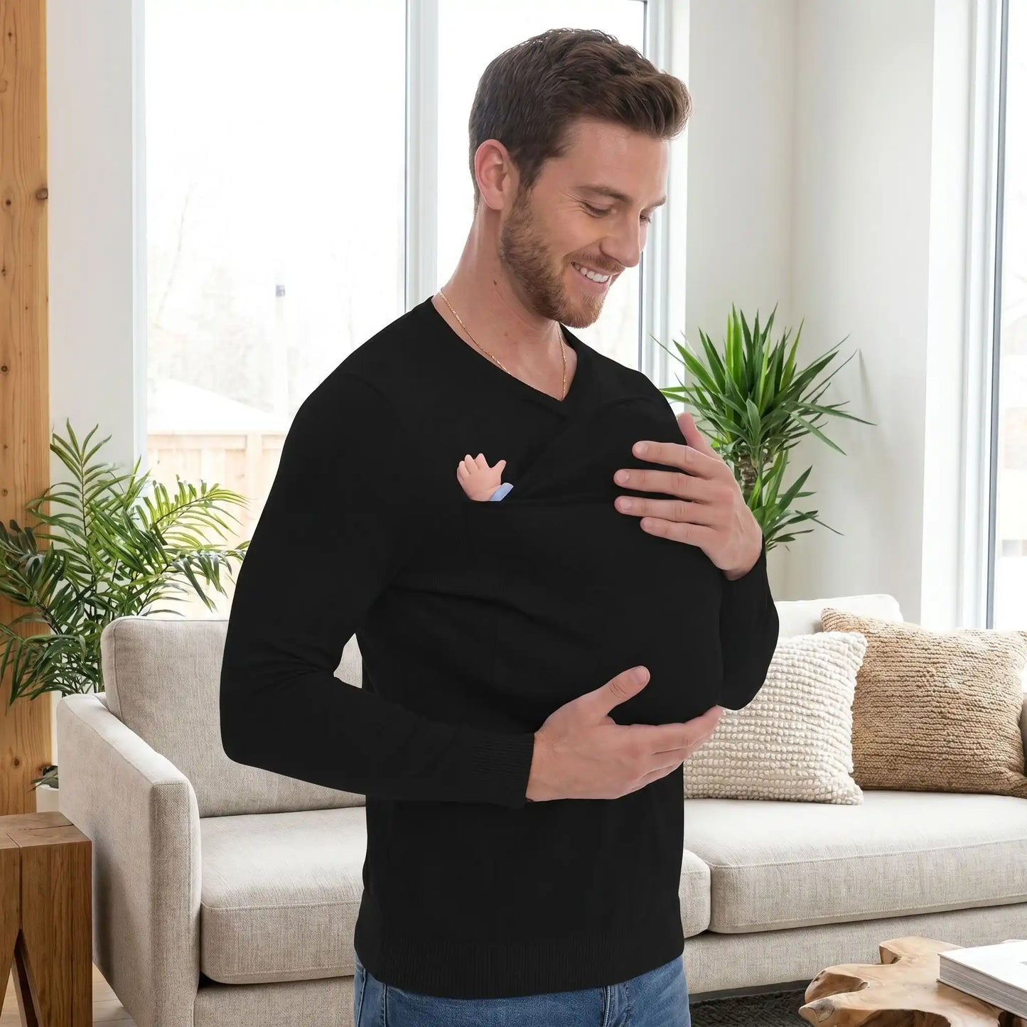MANTEAU PORTE BEBE - CHEMISE D'IVER