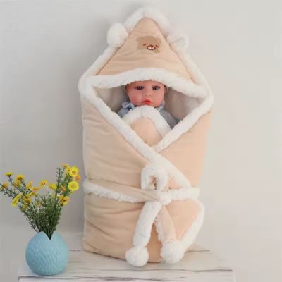 nid d'ange cosy hiver - Couverture d'emmaillotage - 3bvboutique