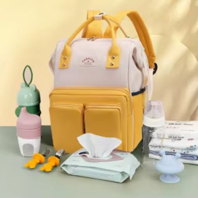 sac a langer bebe - jaune - 3bvboutique