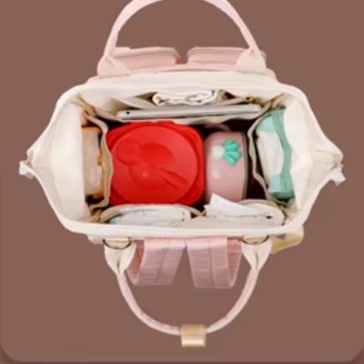 sac a langer - creme rose - 3bvboutique
