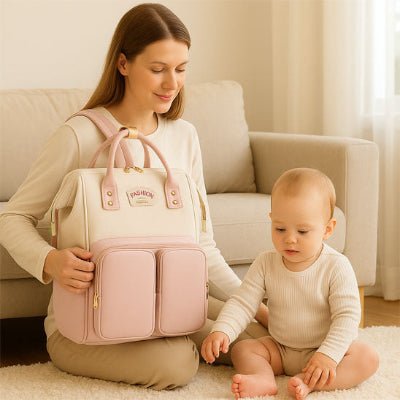 sac a langer - creme rose - 3bvboutique