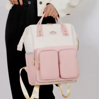 sac a langer - creme rose - 3bvboutique