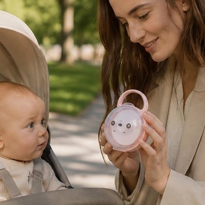 Boîte à sucette pour bébé flexible