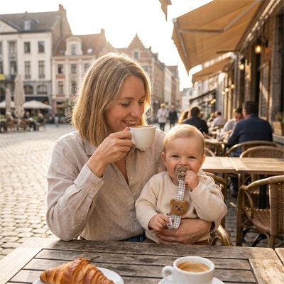 accroche tétine bébé​ durable