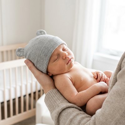bonnet nouveau né​ simple