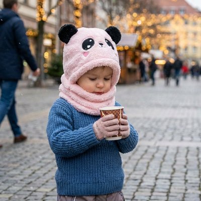 Cagoule bebe fille
