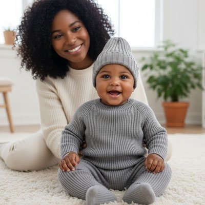cagoule bébé garçon gris