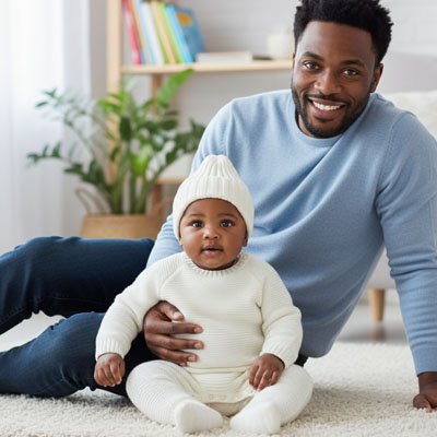 cagoule bébé garçon laine