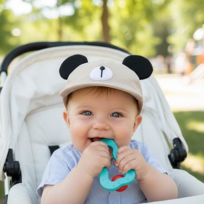 Casquette bebe stylée et protectrice pour l'été