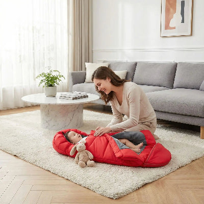 Chancelière multifonction utilisable en tapis langer