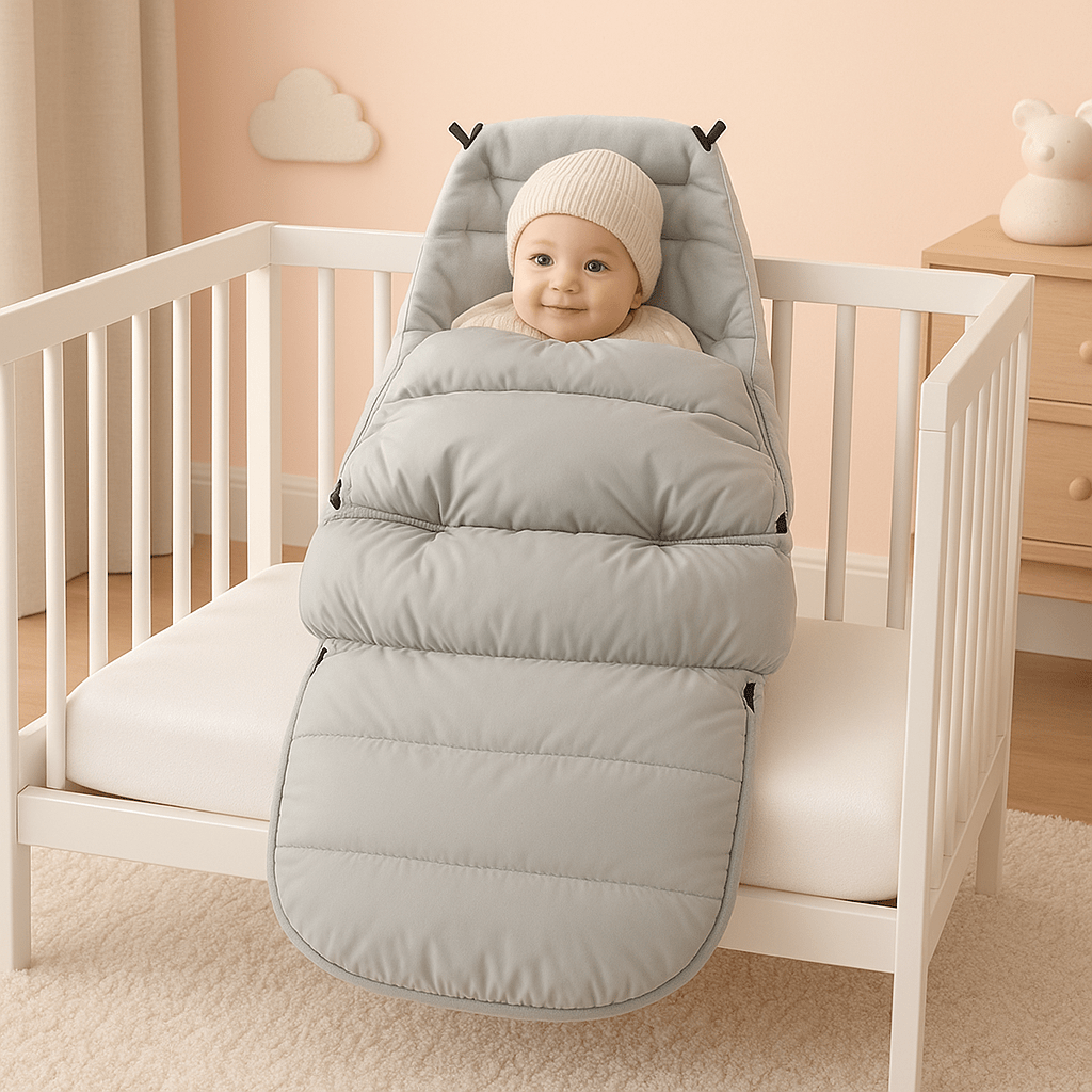 Chancelière universelle pour poussette - gris - 3bvboutique