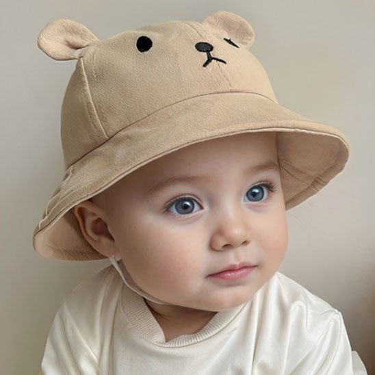 chapeau bébé fille regule l'humidité