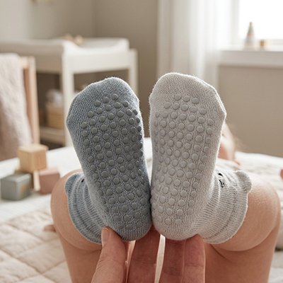 Chaussette antiderampente pour bébé Unisexe