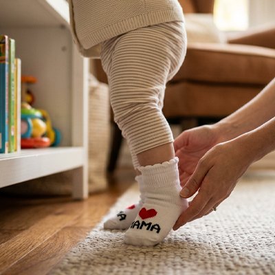 chaussette antiderapante pour bebe Garçons et Filles