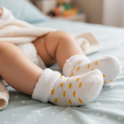 Chaussette chaud bebe fille