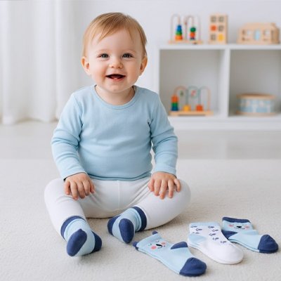 Chaussettes bebe animés