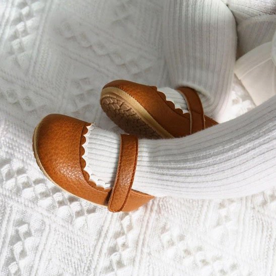 Chaussure bebe fille semelle en caoutchouc