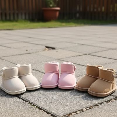Chaussure bebe  foure à l'interieur