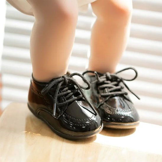 Chaussure premier pas bebe verni