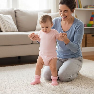 Chaussure souple bébé premiers marcheurs