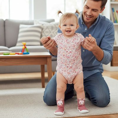 Chaussures bebe antidérapante premiers pas