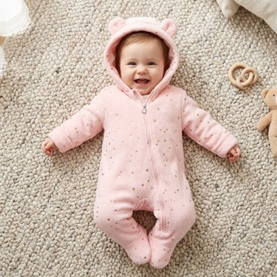 combi pilote bebe fille brillante
