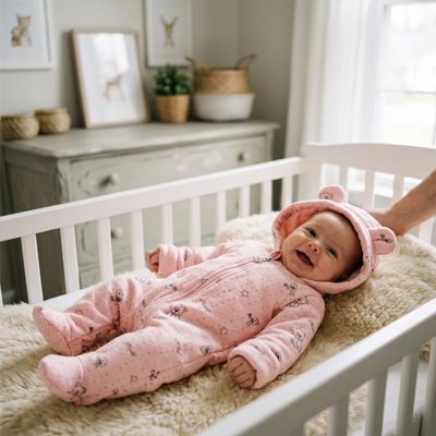 combi pilote bebe fille rose