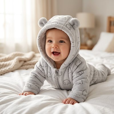combi pilote bébé protege du froid du sol