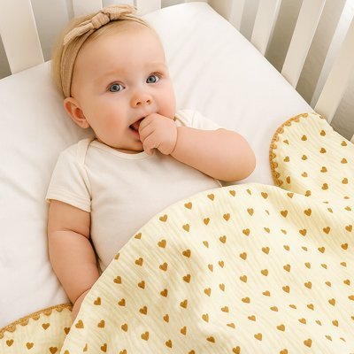 Couverture Bébé en Coton Bio | BabyComfort - 3bvboutique
