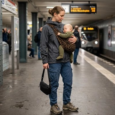 echarpe de portage bébé garde les mains libre