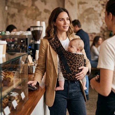 echarpe de portage bébé​ reconforte bébé