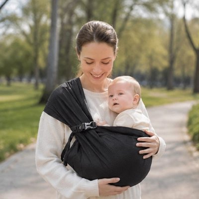 Echarpe de portage sur le côté baby carrier