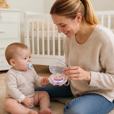 Étui à sucette Transparent range tutute bébé
