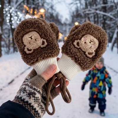 gant pour bebe ours