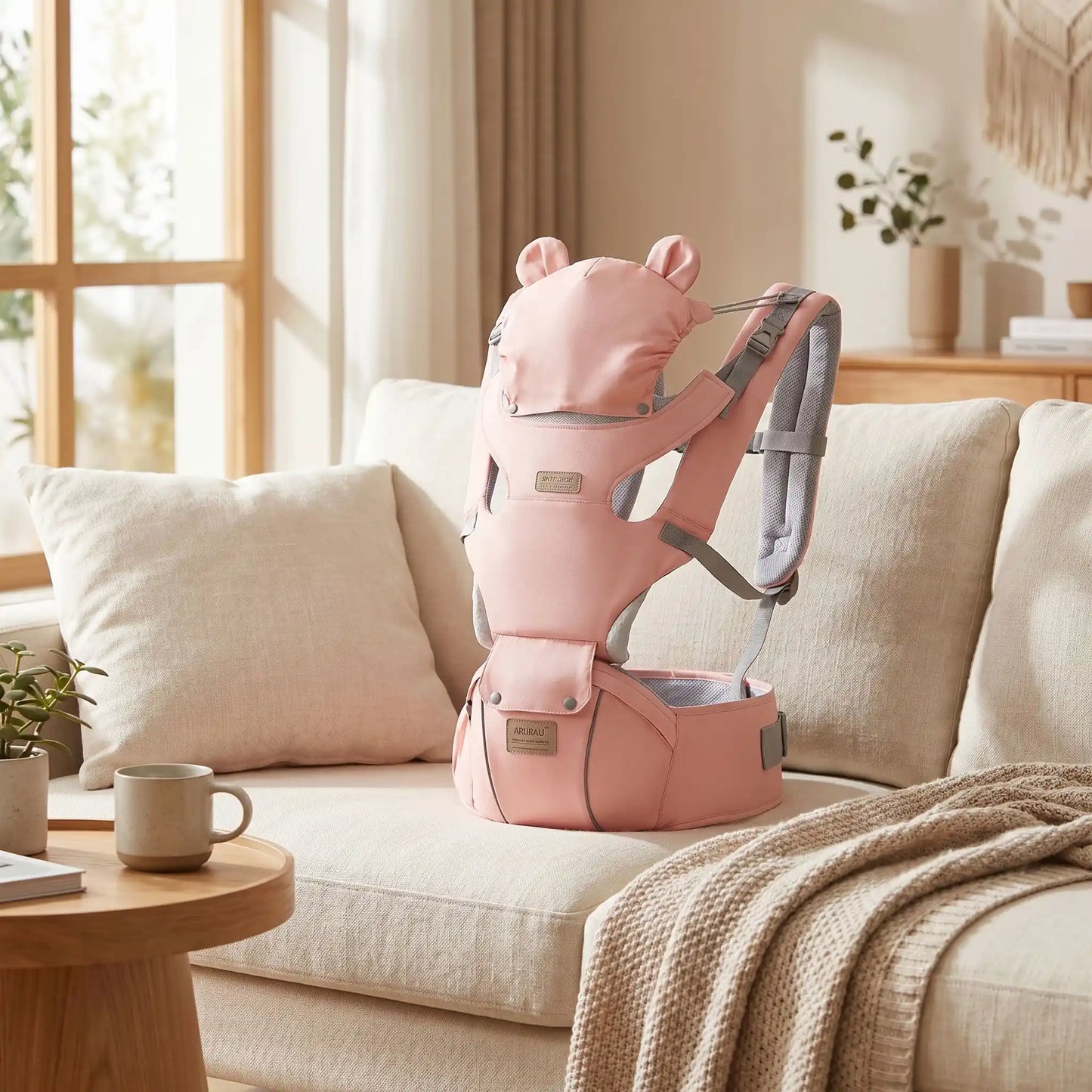 PORTE BEBE 2 ANS | TRANSFORME EN TABOURET