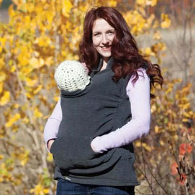 manteau porte bebe avec poche