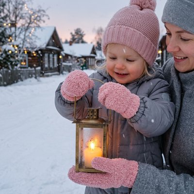 Moufle bébé enfants de 1 an