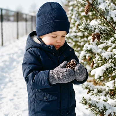 Moufle bébé pour hiver