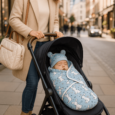 nid d ange bebe - Couverture coton - 3bvboutique