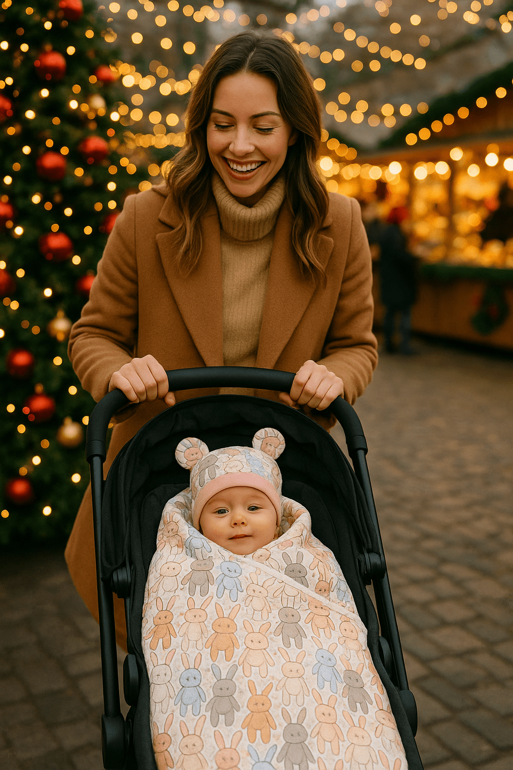 nid d ange bebe - Couverture coton - 3bvboutique