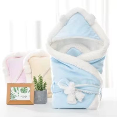 nid d'ange cosy - velours corail - 3bvboutique