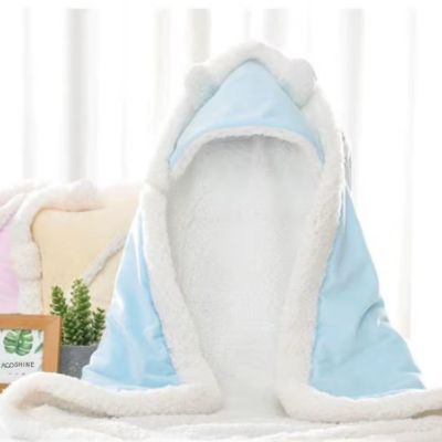 nid d'ange cosy - velours corail - 3bvboutique