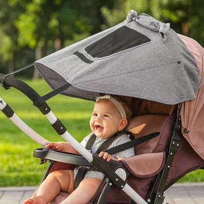 Pare - soleil pour poussette | Protection Universelle Ajustable - 3bvboutique