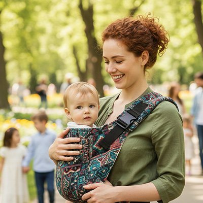 portage bebe echarpe| Confort Ergonomique - 3bvboutique