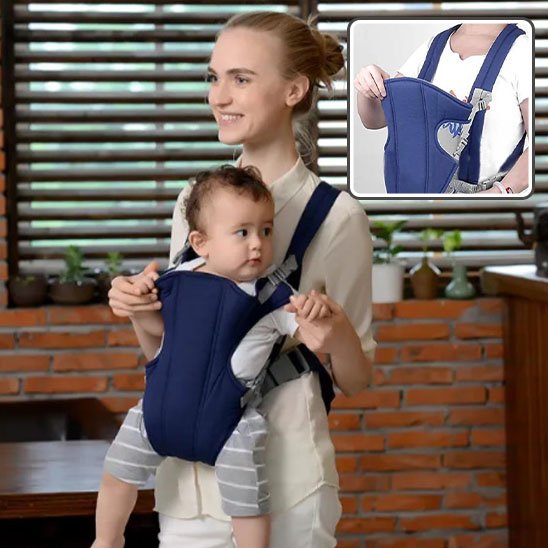 PORTE BEBE BLEU 