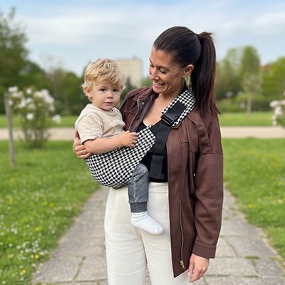 Porte bébé | écharpe de portage - 3bvboutique
