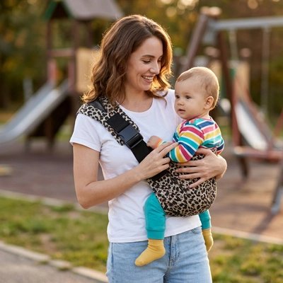 Porte bebe hanche bandolière