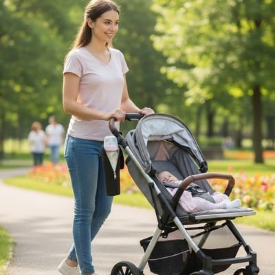 Porte biberon noir Bouteille Isolé